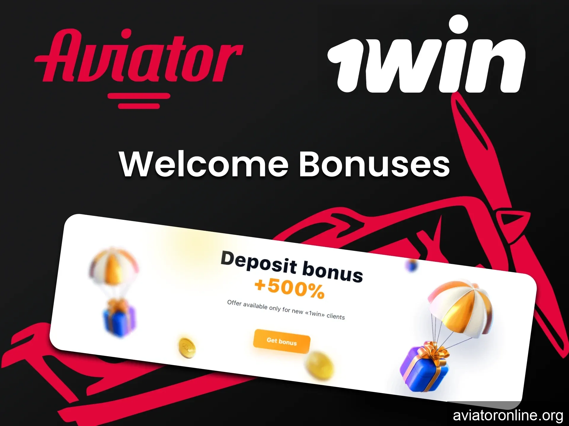 Get bonuses from 1win for playing Aviator.