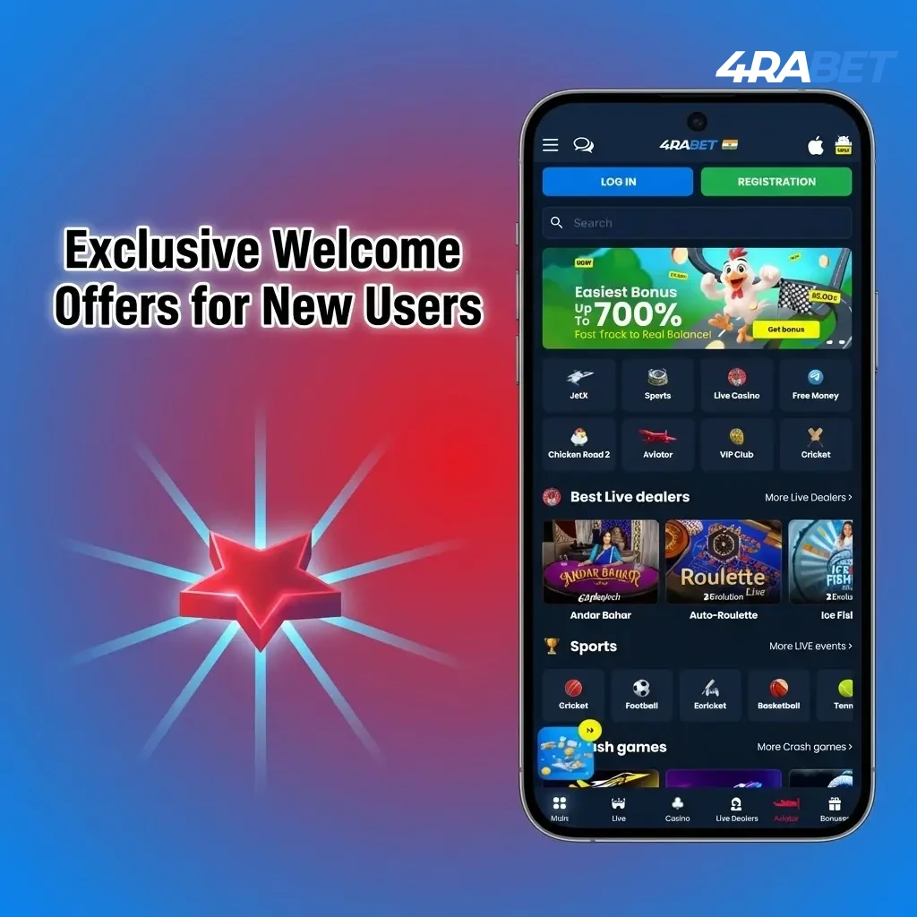 Table of exclusive casino welcome offers for new users, showing INR bonuses, minimum deposits, and payment methods.