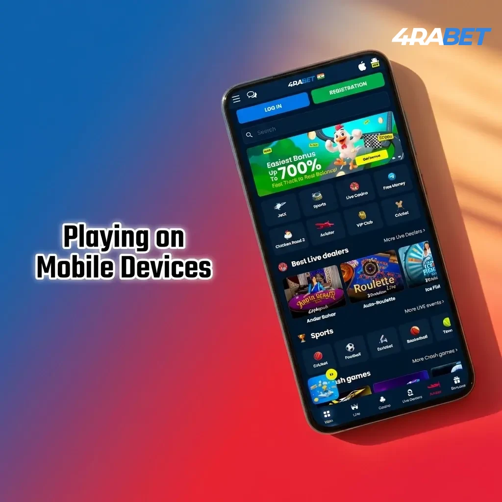 Smartphone showing a secure mobile betting app for fast-paced casino gaming and seamless on-the-go play.